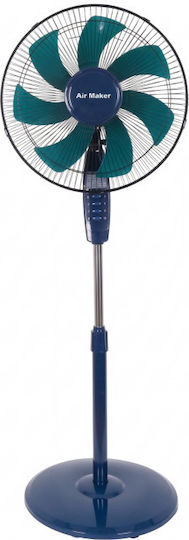 Jager Ventilator Pe Piedestal Putere 50W Diametru Ventilator 40cm Negru