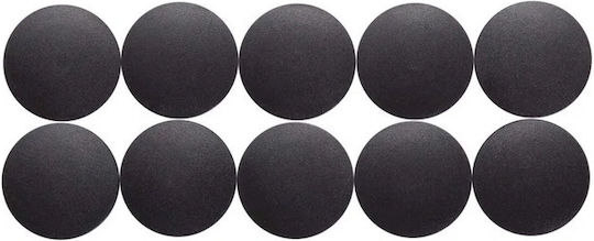 Maul Runde Magnete D38mm 2,50 Kg Haftkraft 10 Stück Set Maul Solide Schwarze