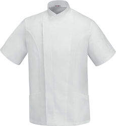 Egochef Jachetă Chef Albă cu Mâneci Scurte