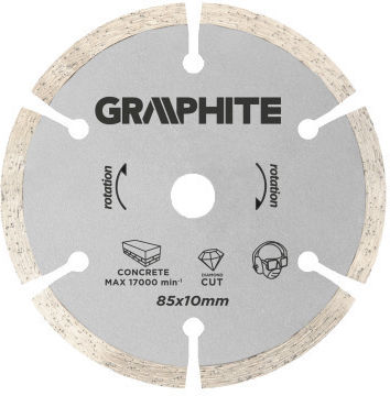 Graphite Disc de Tăiere pentru Materiale de Construcție 85mm