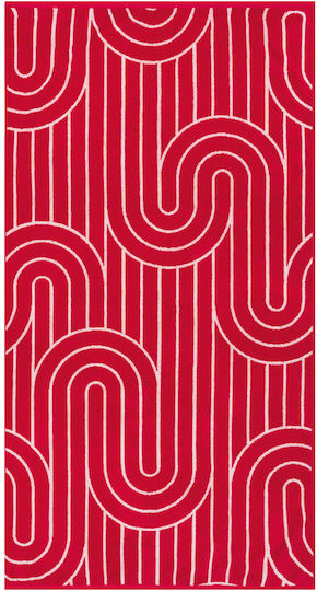 Kentia Cotton Fuchsia Beach Towel 80x160cm