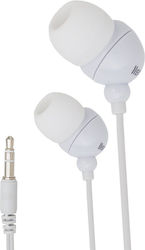 Căști Handsfree Cu Fir Jack 3.5mm Bas Puternic Microfon Compatibile Cu Telefon Alb Căști Handsfree Cu Fir Jack 3.5mm Bas Puternic Microfon Compatibile Cu Telefon Alb