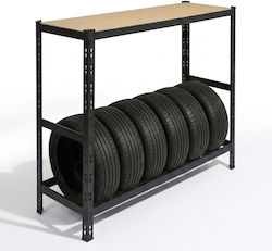 Relaxdays Tire Rack 6 Tires 110x120x40 Cm Metal...