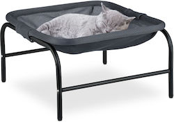 Relaxdays Pat Hamac Pentru Pisici Gri Negru 27x45x45 Cm Capacitate 10 Kg Relaxdays Pat Hamac Pentru Pisici Gri Negru 27x45x45 Cm Capacitate 10 Kg