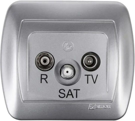 Simon Chord Antenna Jack Rd Tv Sat Blanket Aluminum Metallized Aas/26