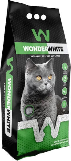 WonderWhite Άμμος Γάτας Μπετονίτης με Άρωμα Aloe Vera 10kg