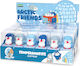Arctic Friends Soft Plastic Pencil Sharpener One Hole 3 Colors 24 Pcs Display