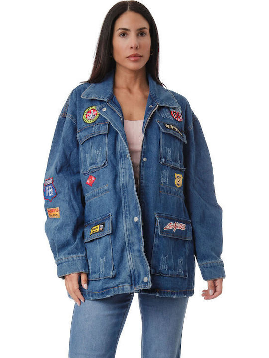 Silia D Γυναικείο Μπουφάν για Χειμώνα Oversized