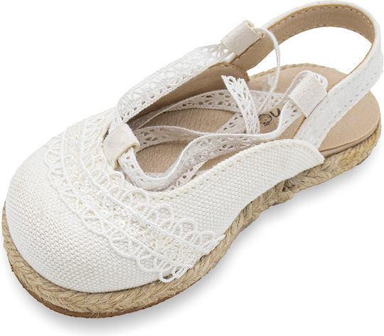 Gorgino Gorgino Taufschuhe Für Mädchen Leder Weiße 2385-Weiß