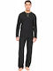 Ulisse Ulisse Herrenpyjama Winter Grau Kohle