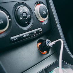 Încărcător Auto cu Porturi 2xUSB-A