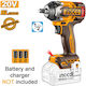 Ingco CIWLI20551 Schlagschrauber Batteriebetrieb 20V Solo