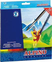 Alpino Watercolor Colored Pencils Cardboard Box 24 Colors Set Alpino Aqualine Alpino Watercolor Colored Pencils Cardboard Box 24 Colors Set Alpino Aqualine