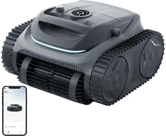 Bublue C10P Wireless Robotic Vacuum Cleaner Bottom Walls for Pools 120m² with 4lt Filter