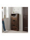 Relaxdays Holz Schuhorganisator 60x24x140cm