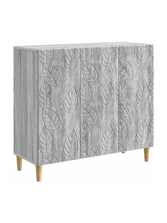 Буфет Дървен Сив 89x34.5x80см
