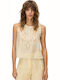 Damen Bluse Beige