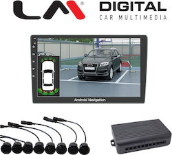 Electric Life Car Parking System with Screen and 4 Sensors in Black Colour