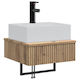 vidaXL Vanity Unit with Sink M40xL41xH39cm Brown