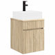 vidaXL Vanity Unit with Sink M39xD41xH62.5cm Brown