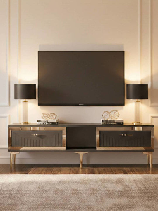 Stand TV Alb L150xA30xÎ41cm