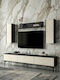TV-Ständer Weiß M180xT30xH41cm SteweHome