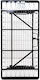 Ergonomic Bed Frame for Single Mattress 75x180cm Sliding with Mechanism