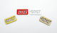 Wooden Tag 2027 4cm x 2cm 0530164 Includes 25 Pieces Gold