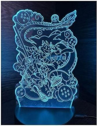 Decorative LED Light 3D Illusion 3x3cm