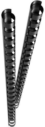 Genie Spirele Spate 8 Mm Negru 25 Bucăți