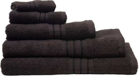 Viopros Handtuch-Set 3 Stück Schwarz Gewicht 480gr/m² Viopros Handtuch-Set 3 Stück Schwarz Gewicht 480gr/m²