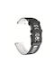 Dual-color Λουράκι Σιλικόνης Amazfit Stratos 2s/3 Black White