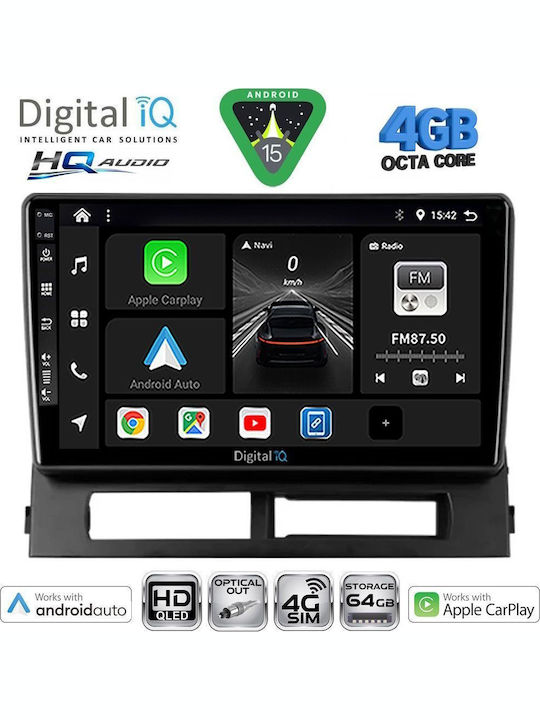 Digital IQ Car Audio System for Toyota Prius 2003-2009 with Clima (Bluetooth/USB/WiFi/GPS/Apple CarPlay/Android Auto) with 9" Touch Screen