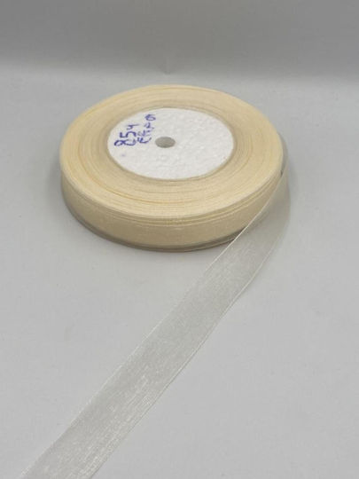 Organza Band Beige 50m
