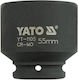 Yato Pneumatic Square Socket with 3/4" Frame Host Diameter 55 / 3/4" / 78 / 54 / 74 / 19