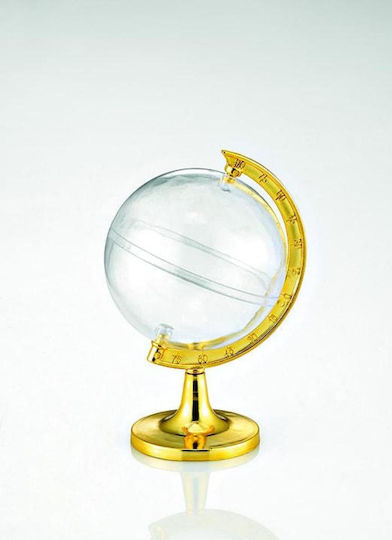 Wedding Favors Pvc Globe Small Gold Φ5 5x9cm Per Set 12 Pieces