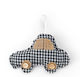 Bombonieră Din Țesătură Mașinuță Albastru Marin 15x9cm Set 10 Bucăți