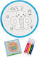 Fabric Frisbee Butterfly Wedding Favor 5 Markers Ø20cm Per Set 12 Pieces
