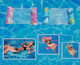 Pool-Luftmatratzen und aufblasbare Fahrzeuge 130x70cm 4 Stück