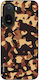 Sonique Silicone Brown Back Cover Redmi A7 Pro