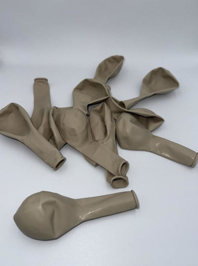 Composition with 45 Beige Colour Balloons