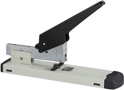 Relaxdays Professional Stapler Capacity 100 Sheets 18x28x6.5 Cm Gray Black