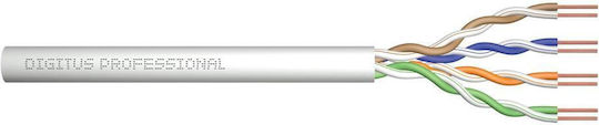 Мрежови Кабел Assmann Кат.6 U/UTP 305 М Бял Acu-4611-305