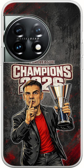 Калъф Kings Europe 2026 Coach B OnePlus 11 5G Гъвкав TPU Прозрачен Силикон