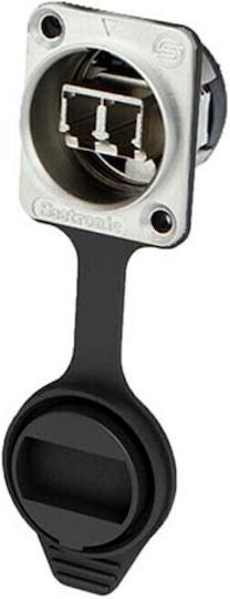 Βύσμα Fiber Lc Double Σασί D-type Seetronic Cover Ip65 Nickel Optical