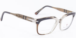 Tonino Lamborghini Brown Prescription Eyeglass Frame TL032 54