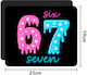 Mouse Pad Cauciuc 22x18cm Six-seven