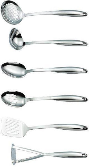 Zokura Zokura Edelstahl Kochgeschirr-Set Mit Ständer 7 Stück Silber