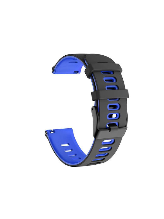 Dual-color Silicone Strap Amazfit Gtr 4 46mm Black Blue