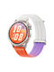 Nylon Tragbare Bänder Selbstklebend & Metallischer Verschluss Amazfit Balance 46mm Dawn Orange